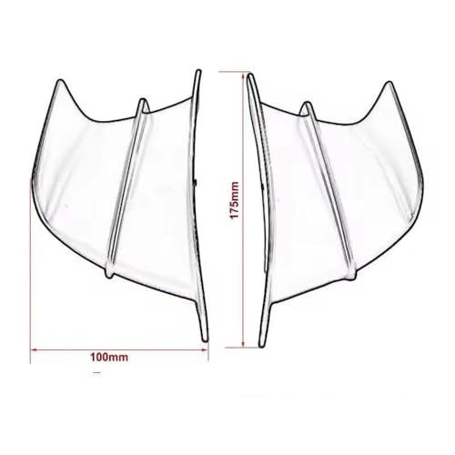 Spoiler d'aile S1000RR pour éliminer le guidonnage aérodynamique