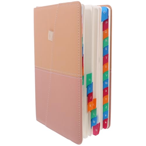 SEWACC Carnet D'Adresses a5 Organisateur Portable Pour Notes De Passe Et TéLéPhoniques Avec Onglets AlphabéTiques
