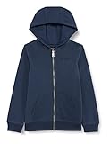 Puños y dobladillo plegables Levi\'s Lvb poster logo full zip hoodi Niños Azul (Academia Naval) 8 años