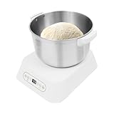 Edelstahl Teigmaschine Teigknetmaschine Automatische 7L multifunktionales Küchengerät für Frühstücksshops Nudelgeschäfte Knödelshops Kantinen