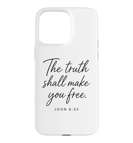 Truth Shall Make You Free John 8:32 �M���� ���� �X�}�z�P�[�X iPhone 15 Pro Max �p