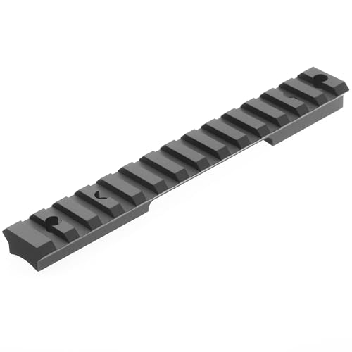 DERRACO ENGINEERING NO Rocking 0/20MOA Picatinny Rail for BERGARA B14 Action (0-MOA Black 7075 for BERGARA B14)