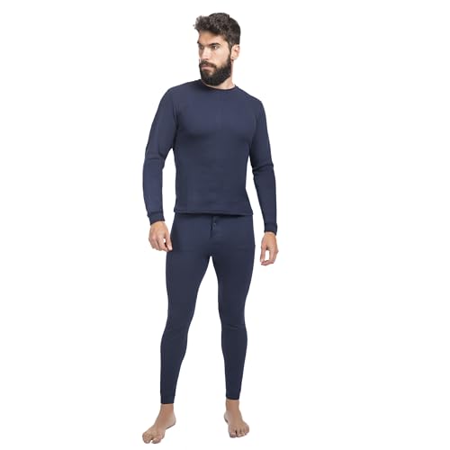 La Mejor Recopilación de Ropa de Voleibol para Hombre - los más vendidos. 48 Conjunto Pantalón y Playera Ropa Térmica De Hombre (Marino, Extra Grande)