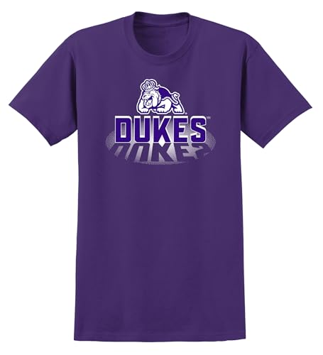 CornBorn JMU Tshirt - James Madison University T-Shirts - Spotlight and Shadow Dukes - Purple - Large