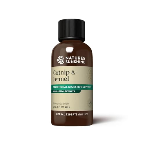 Image of Nature's Sunshine Catnip & Fennel, 2 fl. oz. | Catnip and Fennel Liquid Contains Both Natural Minerals and Vitamins to Aid in Digestion and Support the Nervous System