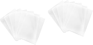 NOLITOY 12 Peças Pastas De Bolso De Saco De Armazenamento Para 3 Anéis De Pasta De Plástico Transparente Bolsos De Três Furos Para Pasta Pastas De Pasta Transparente Bolsa De Pasta Cartão