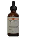Vitamin C Skin Serum 25% (L-ascorbic Acid) with Pure Hyaluronic Acid Anti Aging Serum (2.3oz)
