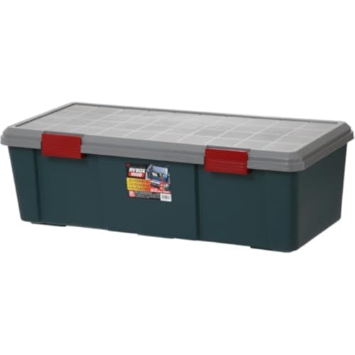 Quirix �����Ԏ��[�{�b�N�X ���[ BOX 900×400×280 RVBOX 900D �O���[/�_�[�N�O���[�� ��?�� ���Ԃ����ɂイ�΂� (90.0�Z���`���[�g��,�_�[�N�O���[��)