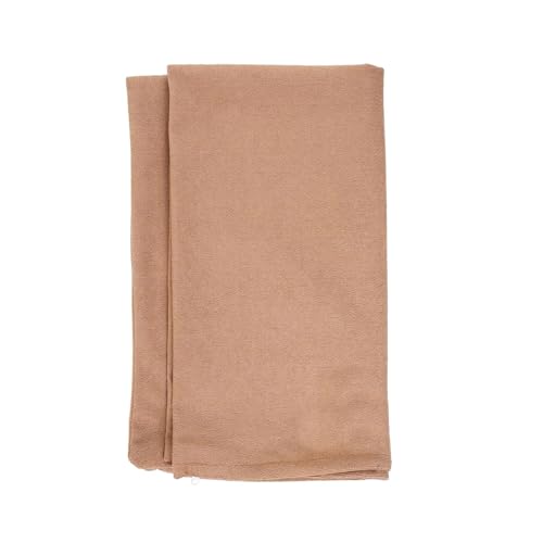 Image of Waterproof Terry Cotton Pillow Protector Cover with Zippered Closure | 18X28 Inch Standard Size Pillow Cover, Set of 4 | Dustproof Bedding Pillowcase for Protection (Beige)