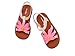 mini melissa Hip Bloomy Sandals for Kids, Brown/Pink, 13