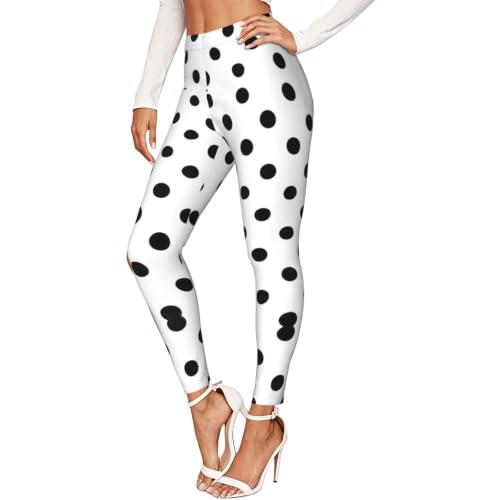 Leggings de lunares para mujer y pantalones de entrenamiento suaves para deporte