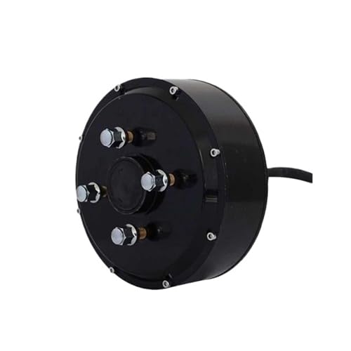Mechanivis Hub Motor, Single Shaft Hub Motor QS205 3000W 50H V3 for Electric Tractor Golfcart(Balance Type)