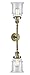 Innovations 208L-BK-G181 2 Vertical Bath Vanity Light, Matte Black