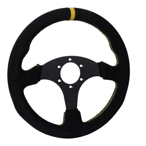 Volant de jeu PC 13 pouces cadre aluminium et revêtement daim