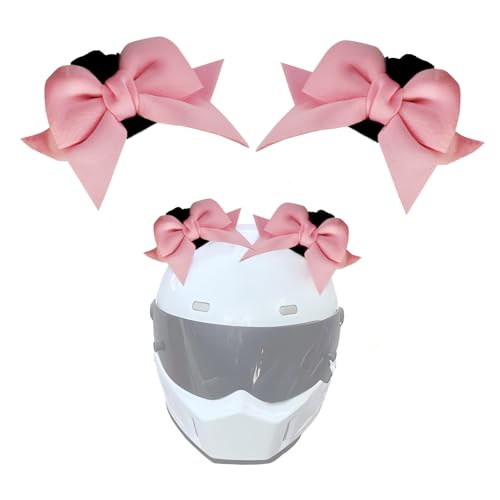 Hugwits 2 PCS Bow Cat Ears Helmet Decorations, Cute Plush