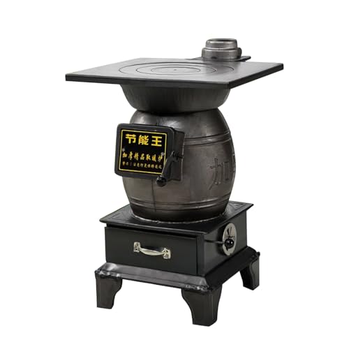 Stufa a Legna Ventilata per Interni, Stufa da Esterno, Campeggio Cucina Senza Fumo, per Interni ed Esterni(55cm/21in)