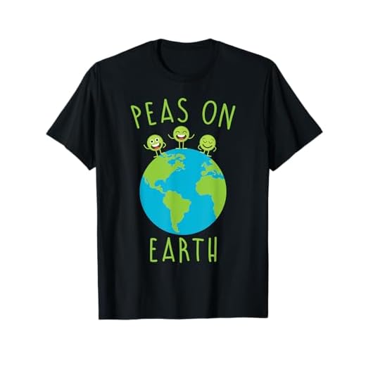 Funny Shirts Peas On Earth Tees Peace Men Women Kids Gifts T-Shirt
