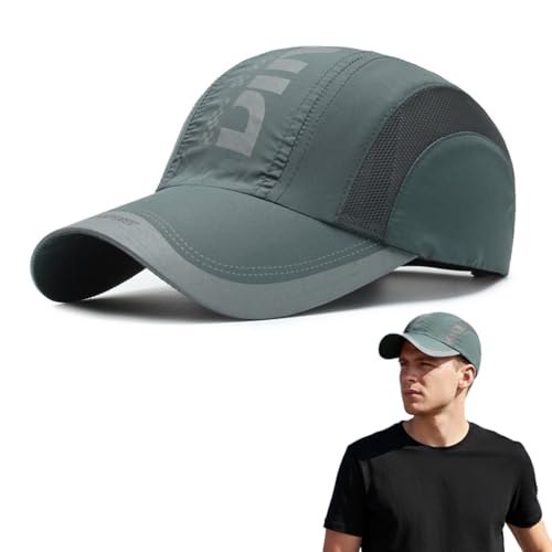 Image of Zibuyu� Baseball Caps for Men Women Sports Cap Breathable Cotton Cap Outdoor Fishing Hiking Adjustable Buckle Closure Summer Cap - Green /Grey /Black