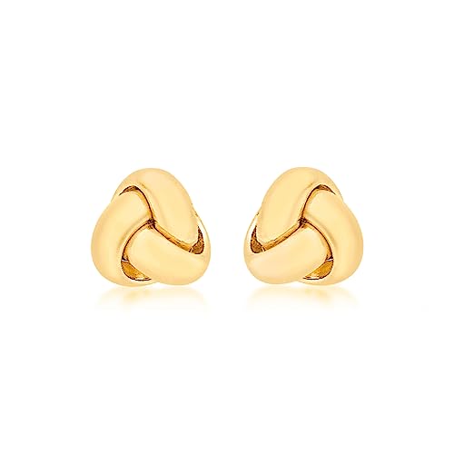 Preisvergleich Produktbild Carissima Gold Damen 18k (750) Gelbgold 8mm Triple Knoten Ohrstecker
