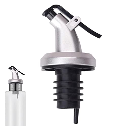 huiba Versatore per olio d'oliva – Dispenser per aceto a prova di fuoriuscite, tappo per olio di vino multiuso per ristorante, bar, pub e cucina, ugello riutilizzabile per cambio bottiglie
