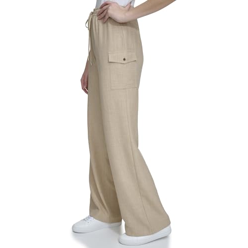 Calvin Klein Women's Woven Pull on Wide Leg Pant2