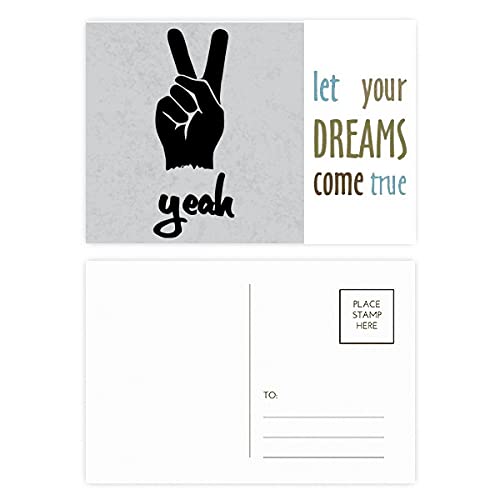 Cartes postales personnalisées avec ciseaux motif Dream Come True pour fidéliser vos clients