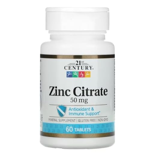 21st Century HealthCare Zinc Citrate Tablets 50mg, 60 Count