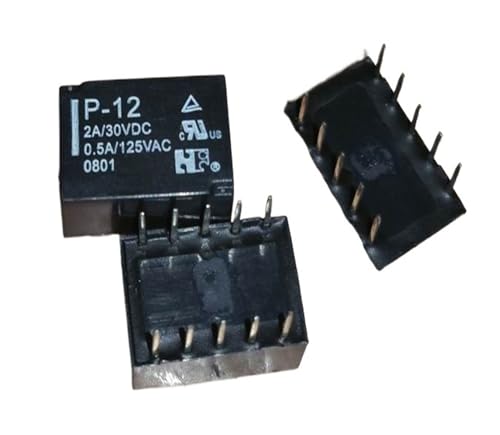 Relais P-12 TQ2-12V 10 broches de signalisation pour circuit imprimé