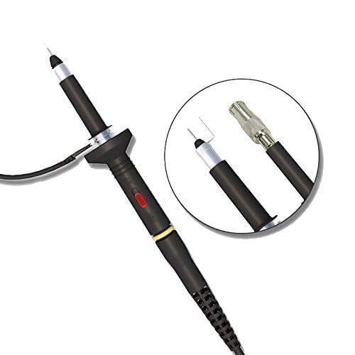 Image of Universal Oscilloscope Probe with Accessories Kit 200MHz Oscilloscope Clip Probes with BNC to Minigrabber Test Lead Kit (200Mhz 2PCS & 100Mhz 2PCS with 8PCS BNC Test Leads)