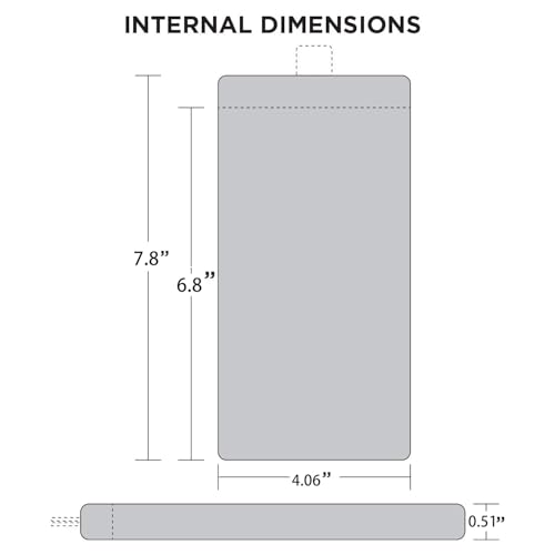 Thermal Phone Case,Prevent OVERHEATING in The Sun, Prevent Lower Temperatures to Extend Battery Life, Fits iPhone 8/X/XR/11 Pro/11 Pro Max, Galaxy S9/S10 and Similar Sized Phones-Silver