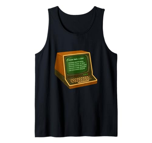 Packet Radio Chat Tank Top