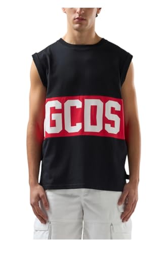 Camiseta sin mangas con logotipo de GCDS en color negro de corte casual