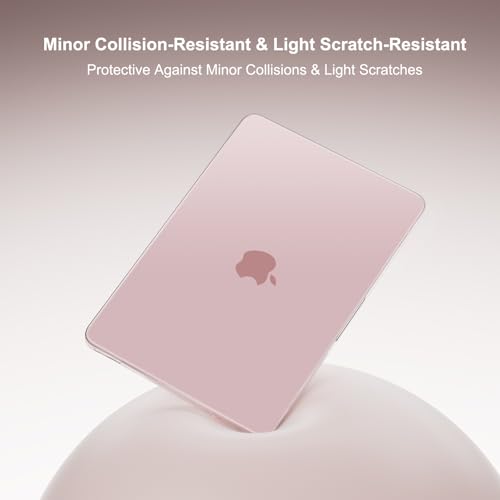 Image of MOSISO Compatible with MacBook Neo Case 13 inch 2026 Release Model A3404 with A18 Pro Chip, 4 in 1 Kit Precision Fit Crack & Scratch Resistant Protective Hard Shell Case Cover, Blush