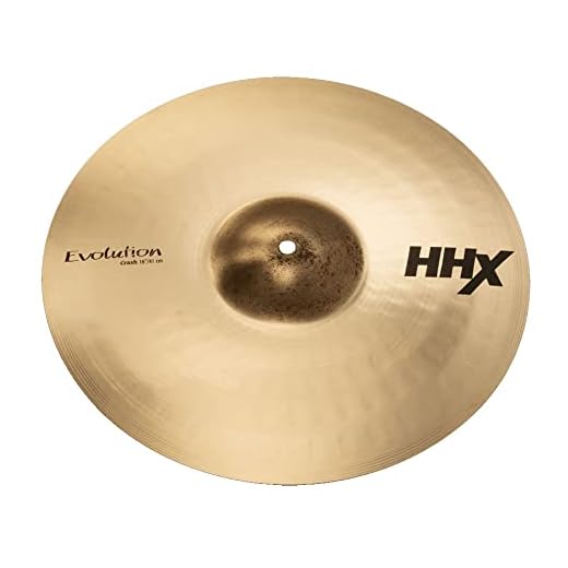 SABIAN 16" HHX Evolution Crash Cymbal, Brilliant Finish