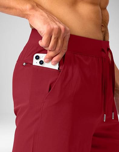 Image of Soothfeel Men's Running Shorts with Zipper Pockets 9 inch / 7 inch / 5 inch Quick Dry Eight Basketball Gym Workout Athletic Shorts