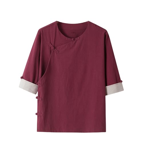 Hanfu homme en coton et lin idéal pour méditation et cérémonies