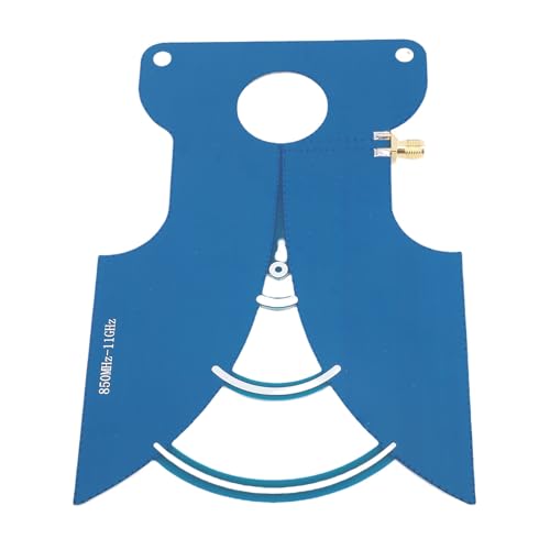 XUMIUZIY - XUMIUZIY UWB Antennae Surveyor, Ultra Wideband 4 to 7dBi Gain 840MHz 11GHz, Support Multi Frequency Coverage,Small and Portable with SMA Female Connector Image Transmit TEM Position