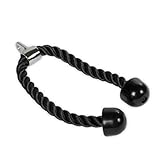 Titan Fitness Tricep Rope Press Down Rubber Stoppers Strength Machine Attachment