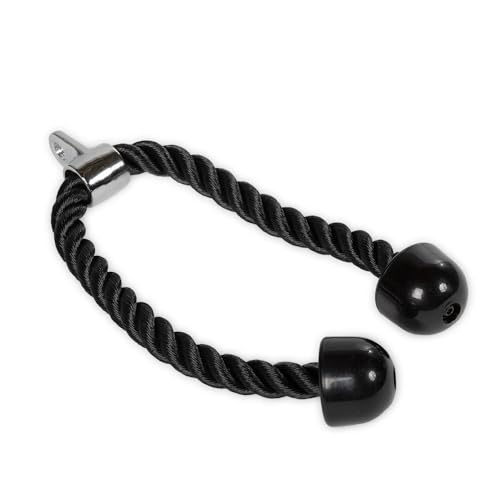 Titan Fitness Tricep Rope Press Down Rubber Stoppers Strength Machine Attachment