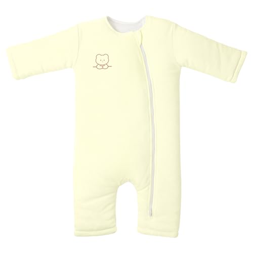 Image of Baby Sleep Sack with Legs Winter 0-6 Months 2.5 Tog, Ultra Soft Cotton Wearable Blanket Sleeping Bag Sack Easy Diaper Changing, Transitional Sleep Bags Unisex Newborn Infant Babies Toddlers Girls Boys