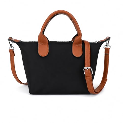 Bolso Tote de nylon para mujer, resistente al agua miniatura 1