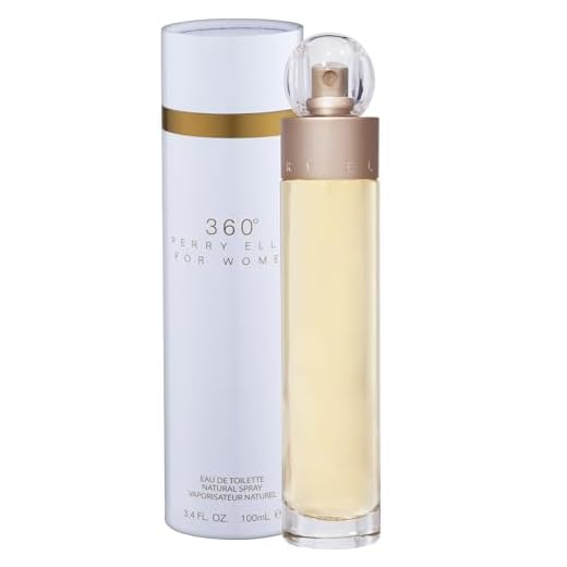 Perry Ellis 360° Eau De Toilette Spray for Women - Perfume for Women, Light & Bright Floral Fragrance, EDT, Designer Scent for Her, Long Lasting - 3.4 fl oz (100 mL)
