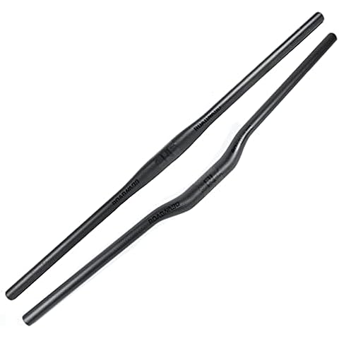 ROADNADO Carbon MTB Bicycle Handlebar Carbon Friber High Strength Super Light Riser Handlebar Mountain Bicycle Parts 700/720/740/760 Bike Accessories 700mm Cover