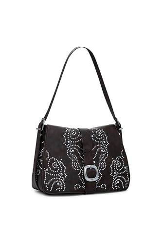 Desigual sac à épaule bandoulière Poker Face Posadas Mini 2.0 Crossbody Bag Chocolate marron foncé