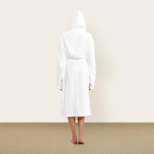 Italic Ultraplush 100% Australian Cotton Bathrobe – Luxury 420 GSM Hooded Spa Robe, Super Soft, Absorbent & Machine Washable2