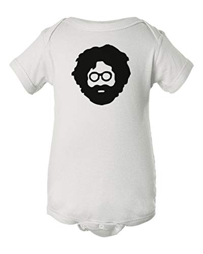 Image of Mari Kyrios Jerry Wavy Gravy Garcia Baby One Piece Grateful Hippie Dead Bodysuit