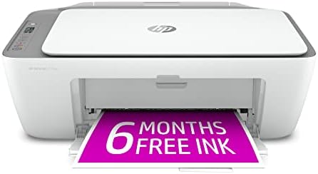 HP DeskJet 2755e Wireless Color All-in-One Printer with bonus 6 months Instant Ink (26K67A)