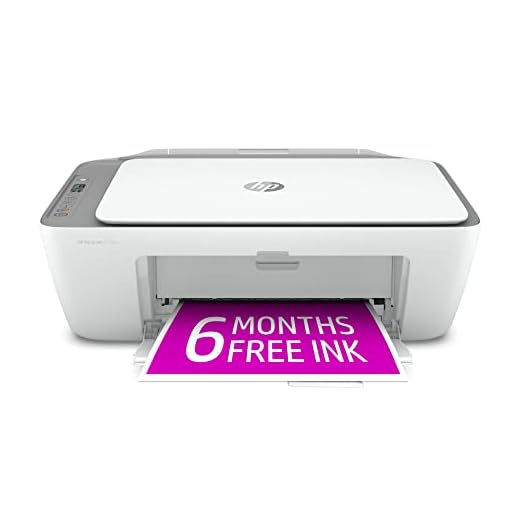 HP DeskJet 2755e Wireless Color All-in-One Printer with bonus 6 months Instant Ink (26K67A)