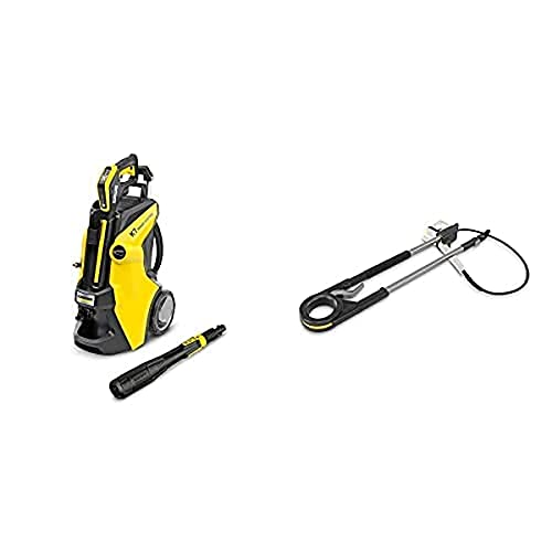 Kärcher Hochdruckreiniger K 7 Smart Control: Innovative Bluetooth-App-Verknüpfung - unsere kraftvollste Lösung für jede Reinigungsaufgabe - inkl. Teleskopstrahlrohr und Fassadenreinigungsset