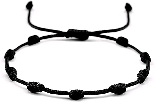 Ahen Nazar Dhaga With Knotted Beads Rosary Design Avoid Negative Energy Adjustable Black Thread Anklet For Evil Eye & Good Luck, Amulet for Success & Prosperity for Men, Women, Girls & Boys (B0BGZNR7JG) Amazon Price History, Amazon Price Tracker
